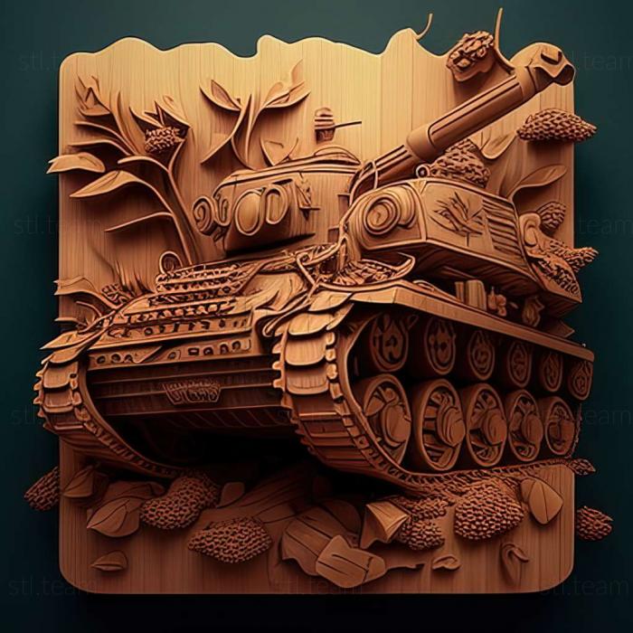 3D model Tank Tank Tank game (STL)